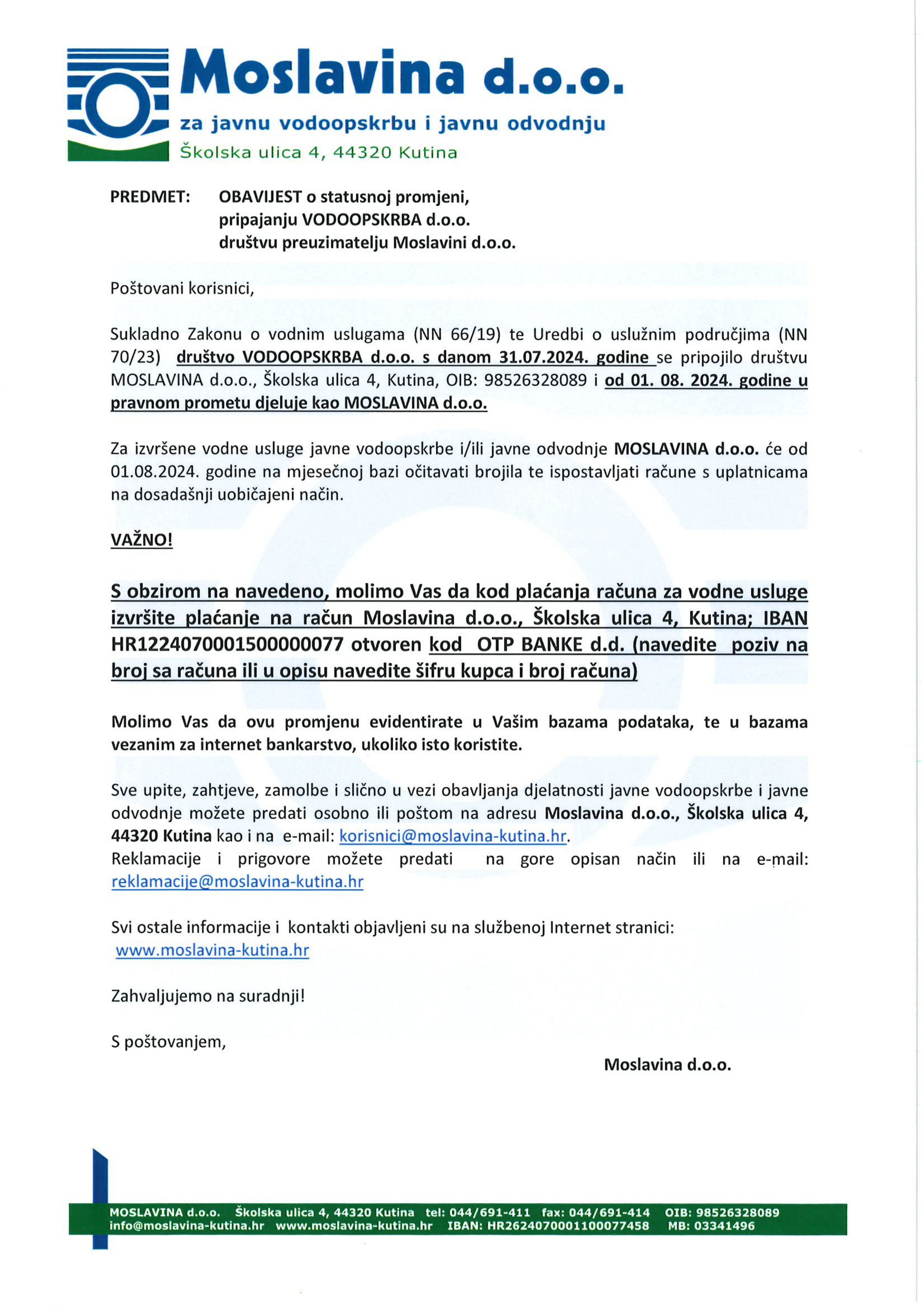 Obavijest Moslavina doo page 0001