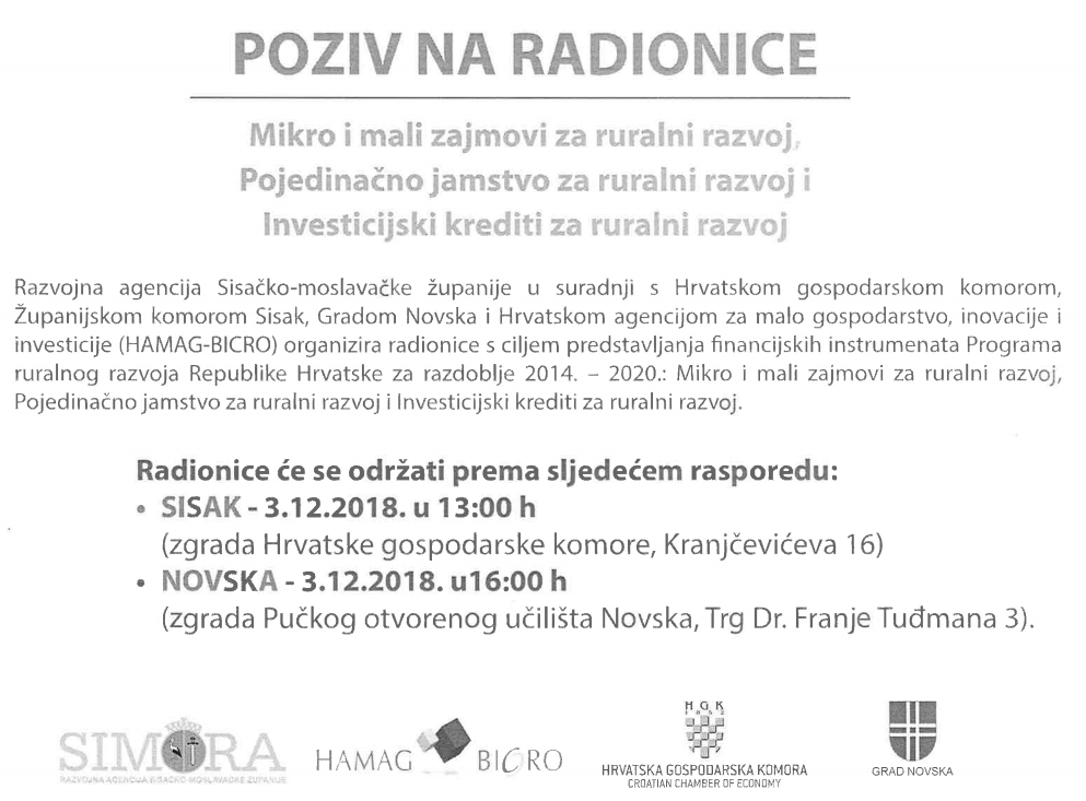 poziv na radionice